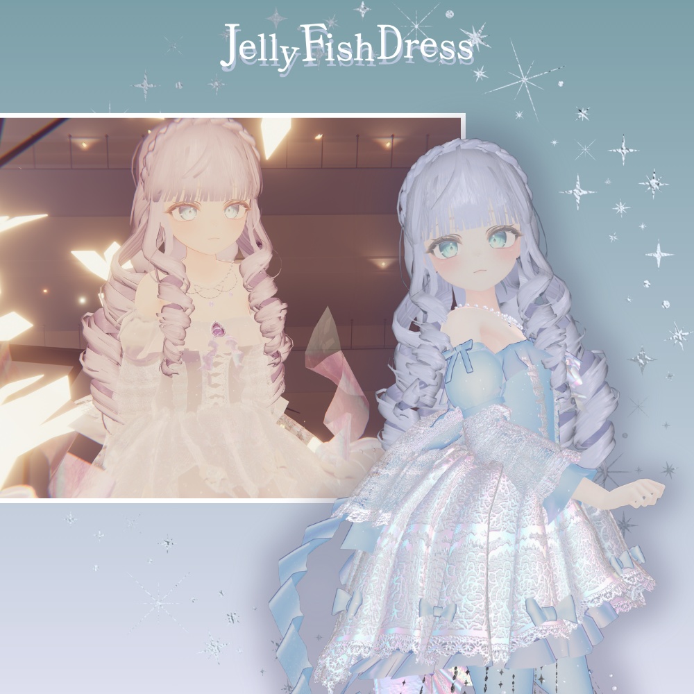 JellyFish Dress -クラゲドレス-【9アバター対応】