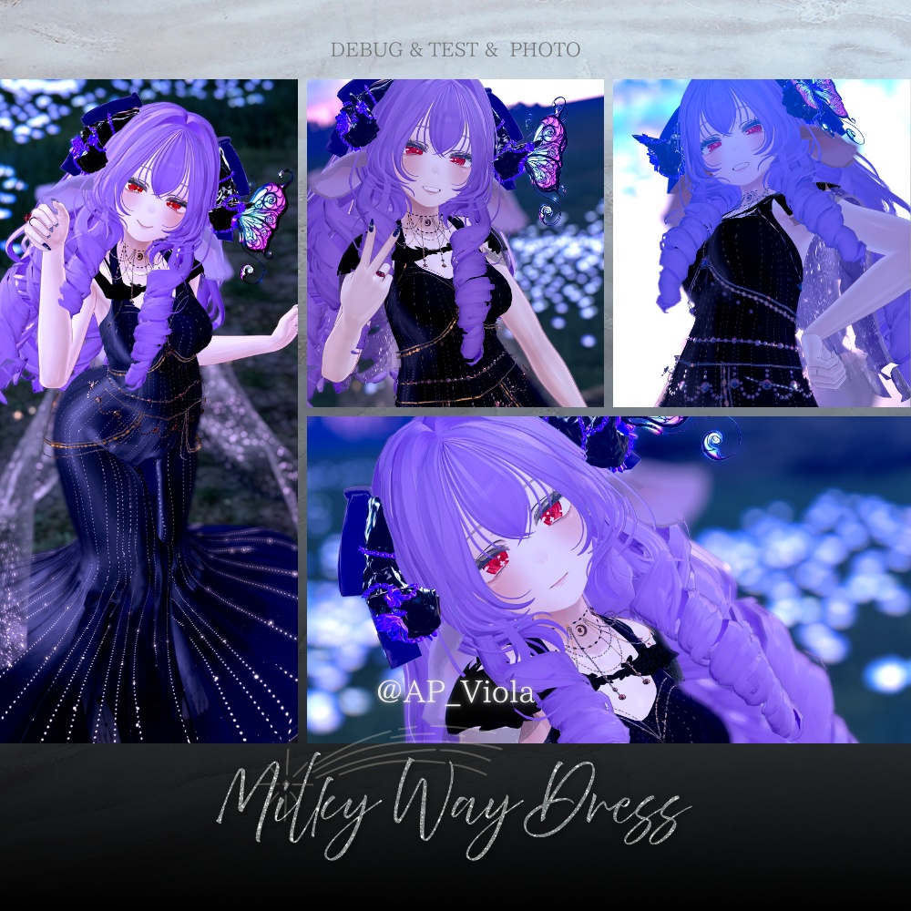 MilkyWayDress-天の川ドレス-【9アバター対応】