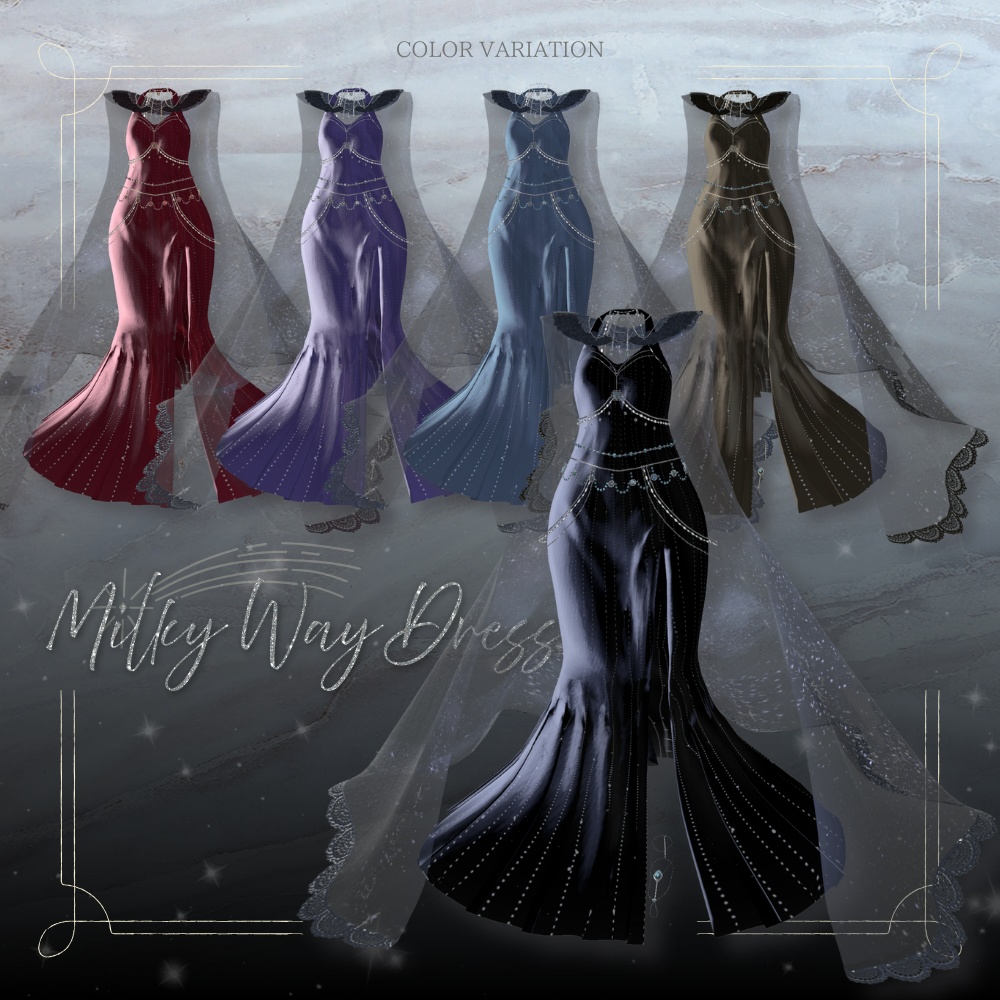 MilkyWayDress-天の川ドレス-【9アバター対応】