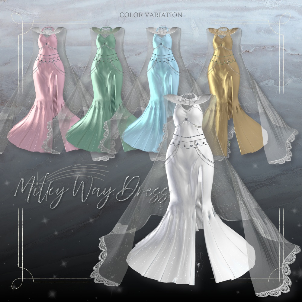 MilkyWayDress-天の川ドレス-【9アバター対応】