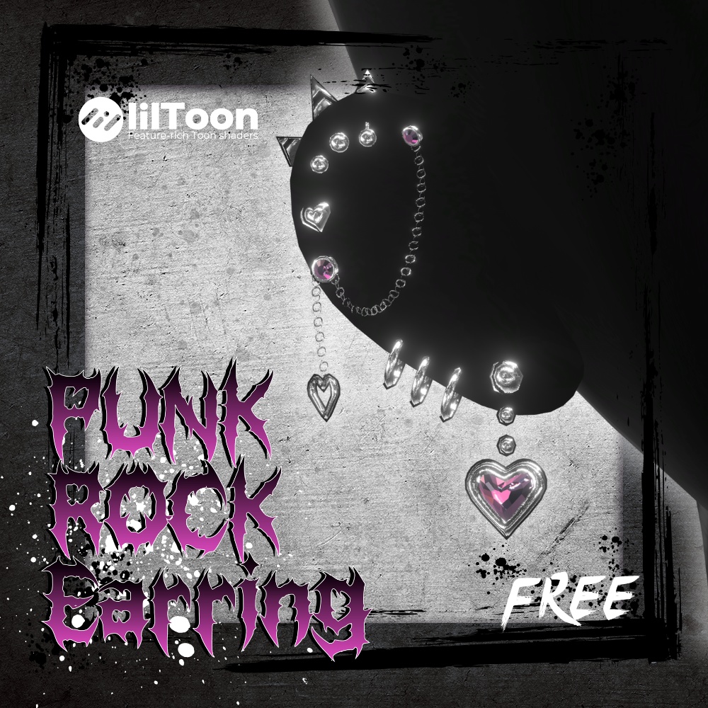 【Free】💖 𝑷𝒖𝒏𝒌𝑹𝒐𝒄𝒌 𝑬𝒂𝒓𝒓𝒊𝒏𝒈  💖 〈6アバター対応〉