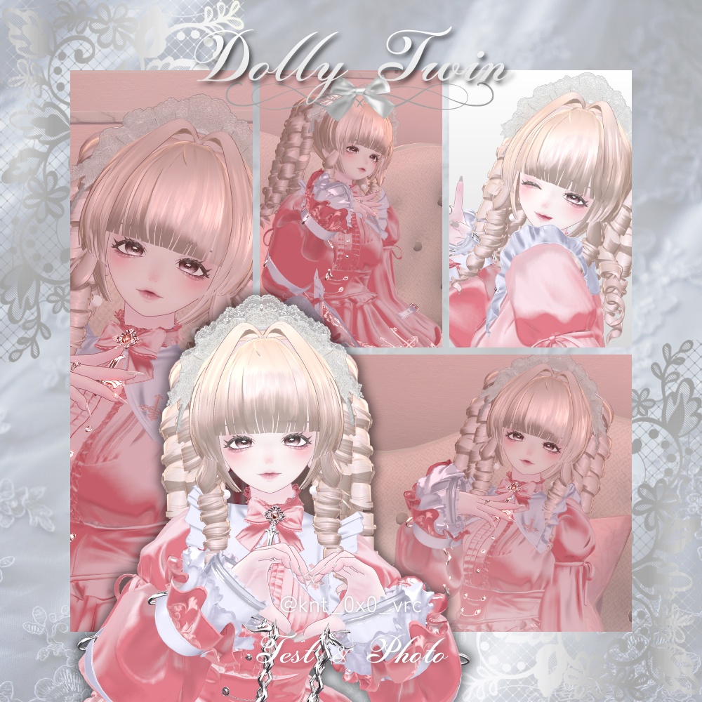 〈16アバター対応〉🎀 𝑫𝒐𝒍𝒍𝒚 𝑻𝒘𝒊𝒏 🎀