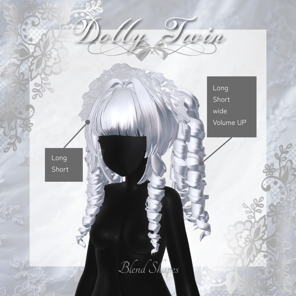 〈16アバター対応〉🎀 𝑫𝒐𝒍𝒍𝒚 𝑻𝒘𝒊𝒏 🎀