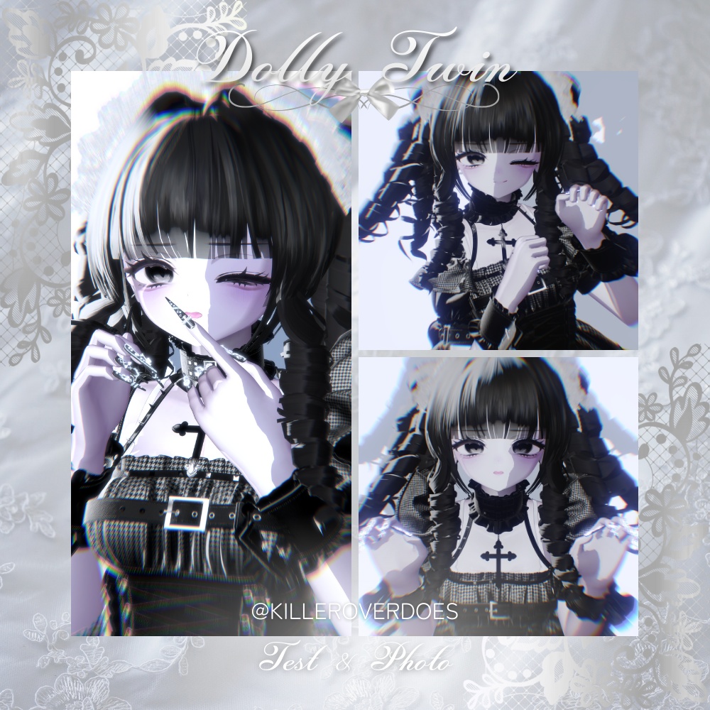 〈16アバター対応〉🎀 𝑫𝒐𝒍𝒍𝒚 𝑻𝒘𝒊𝒏 🎀