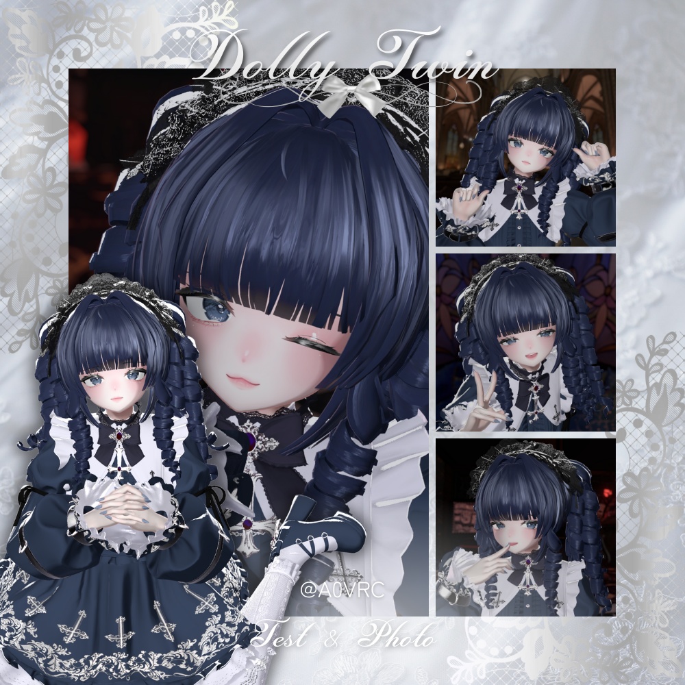 〈16アバター対応〉🎀 𝑫𝒐𝒍𝒍𝒚 𝑻𝒘𝒊𝒏 🎀