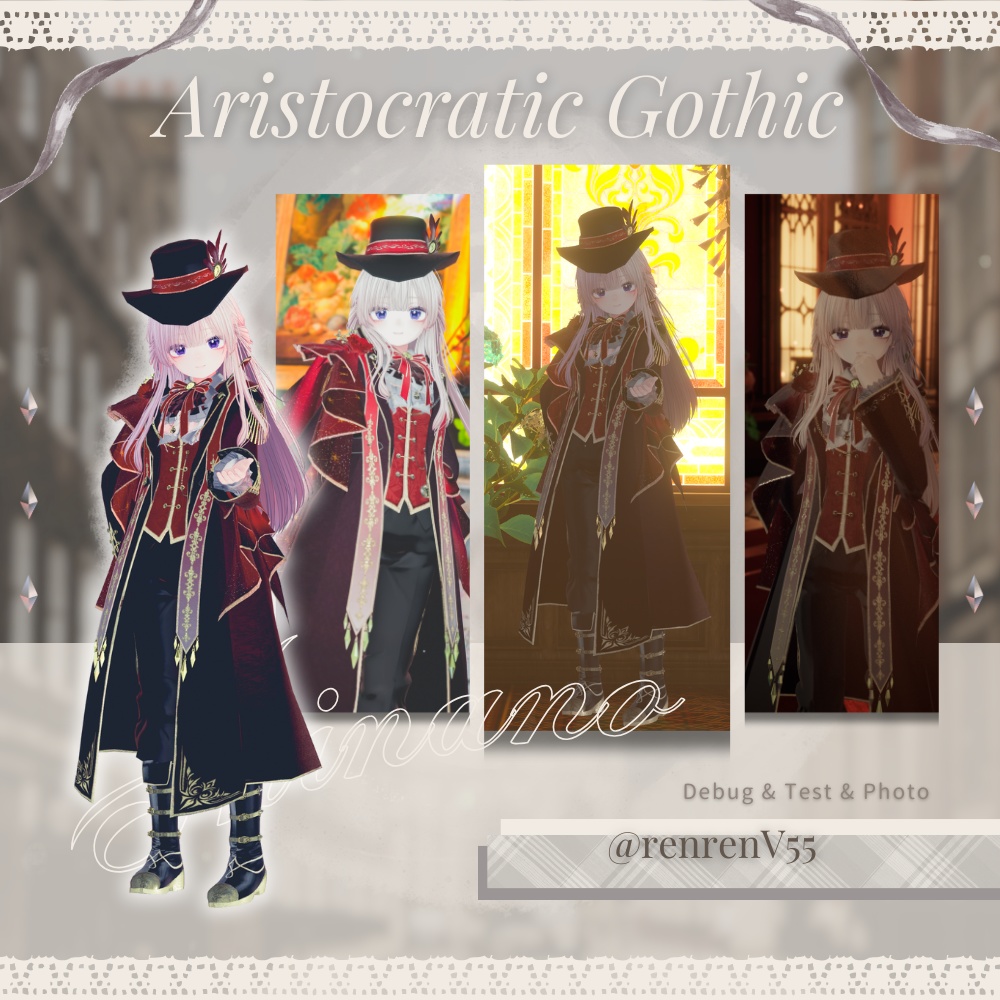 🎩 Aristocratic Gothic 🎩〈12アバター対応〉