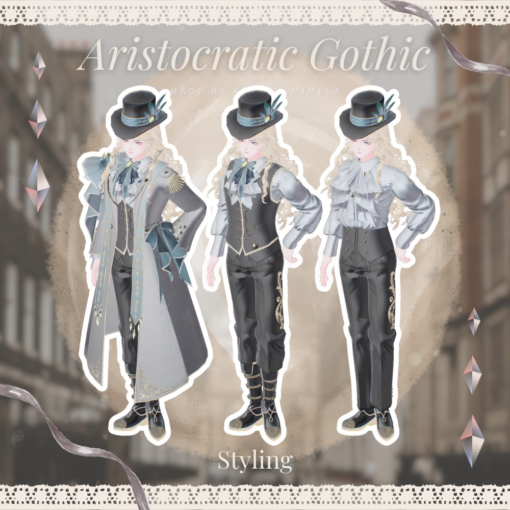 🎩 Aristocratic Gothic 🎩〈12アバター対応〉