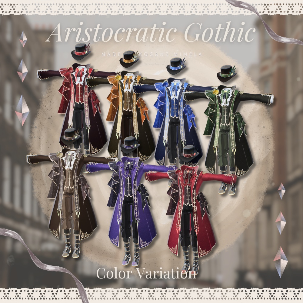 🎩 Aristocratic Gothic 🎩〈12アバター対応〉
