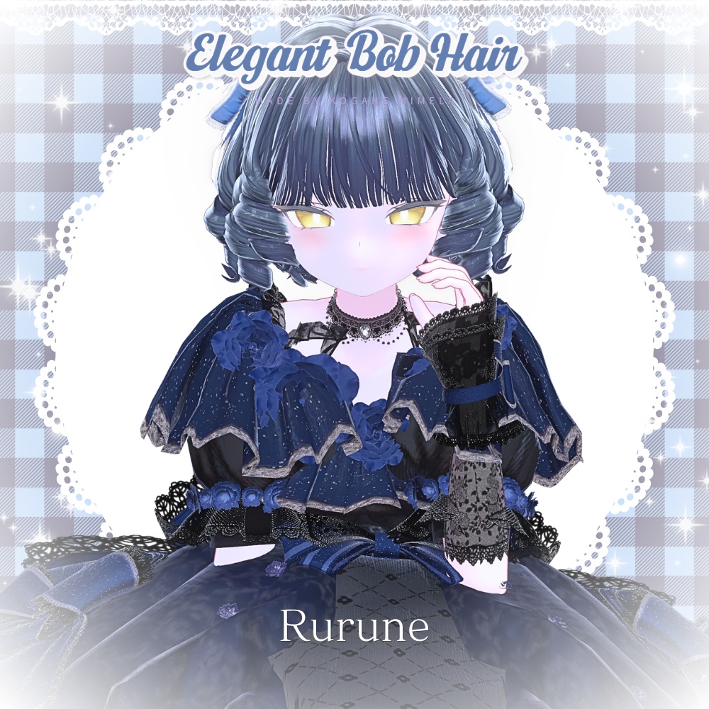 Elegant Bob Hair 〈12アバター対応〉