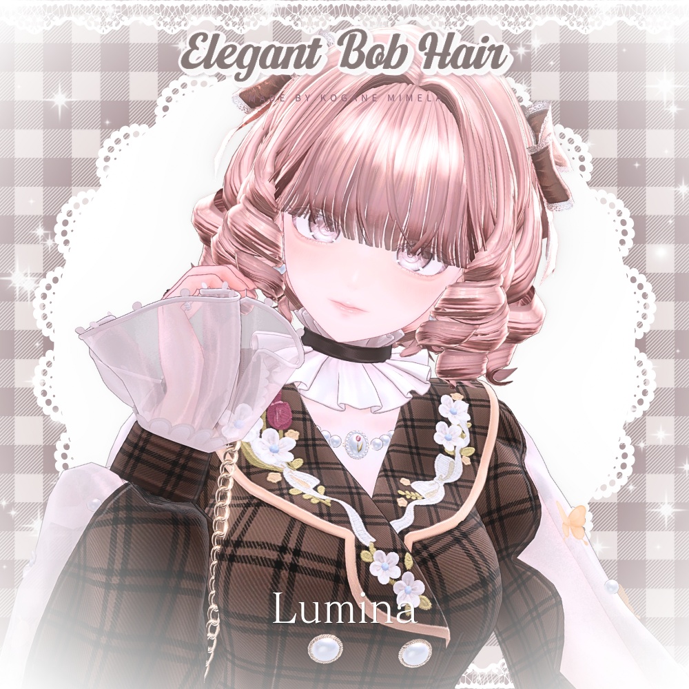 Elegant Bob Hair 〈12アバター対応〉