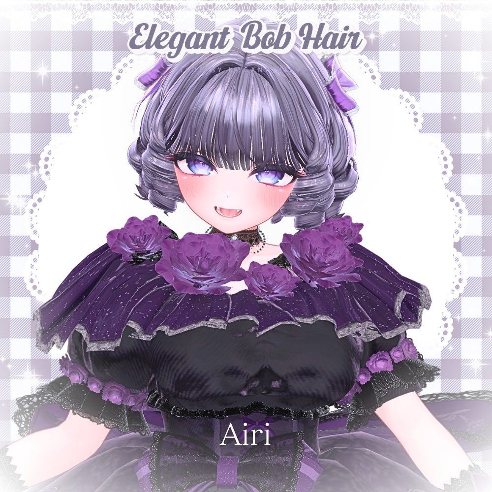 Elegant Bob Hair 〈12アバター対応〉