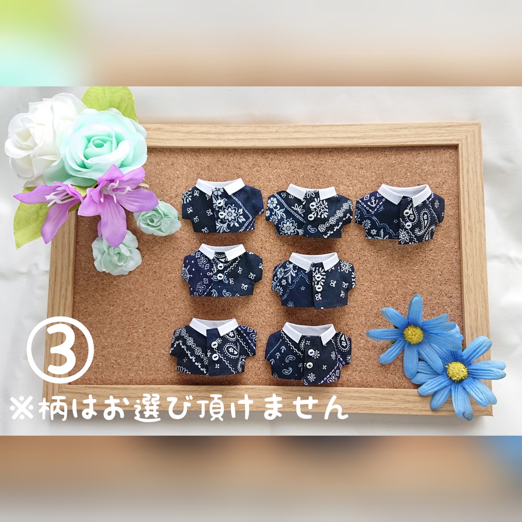 バンダナ柄シャツ