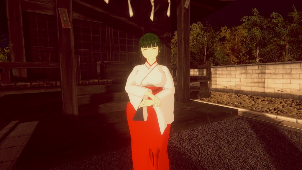 VRChat用オリジナル3Dモデル【葉月】