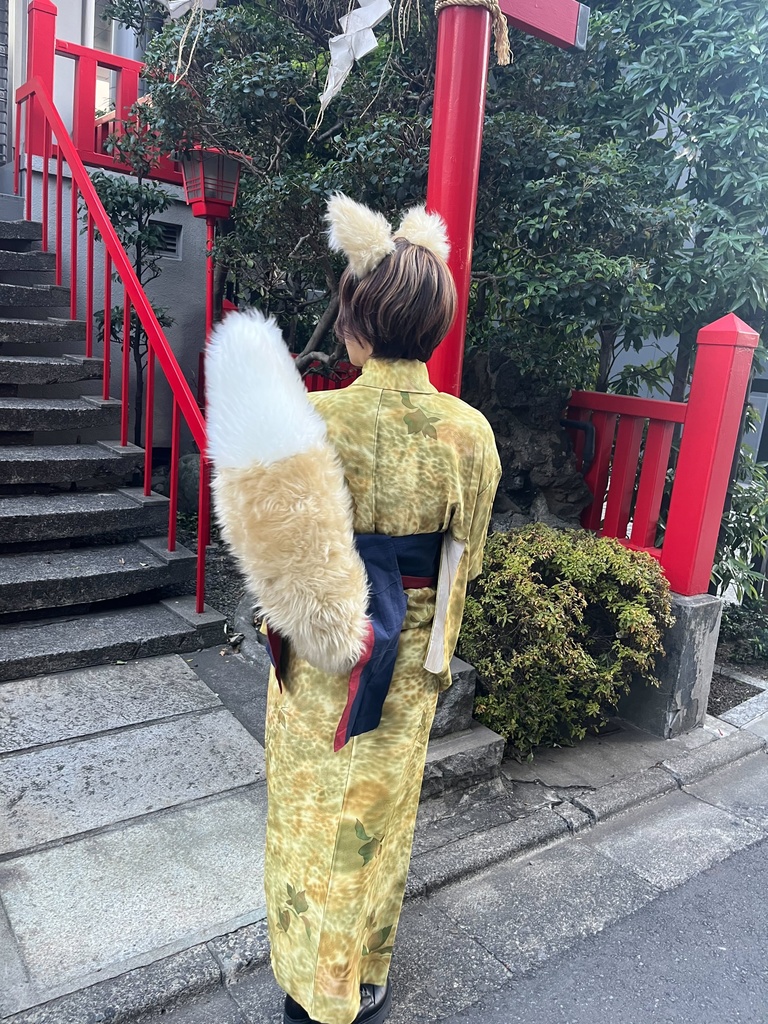 ねこしっぽ完成品