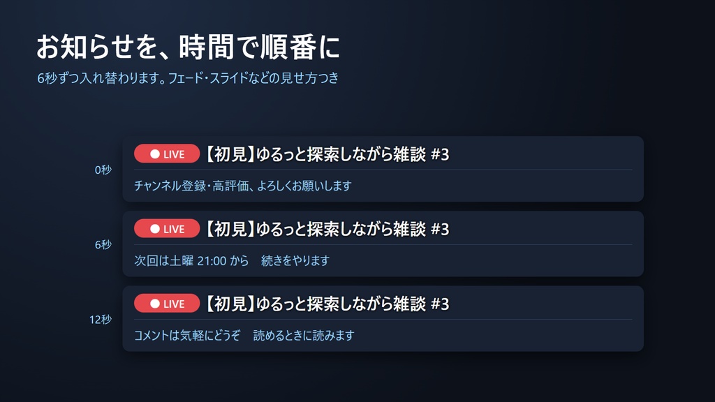 配信レイアウトメーカー【先行体験版】OBSに重ねる配信画面を一つの画面で作るツール