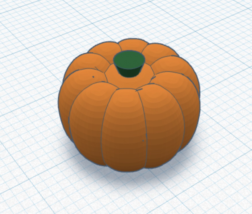 かぼちゃの3Dモデル