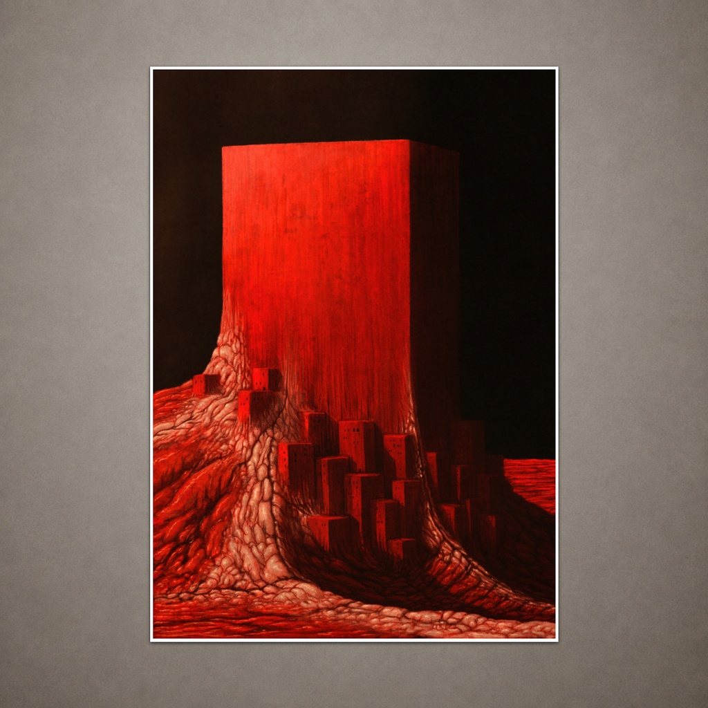 「130210寄生構造物群」A3サイズアートプリント　A3 Size Art Print