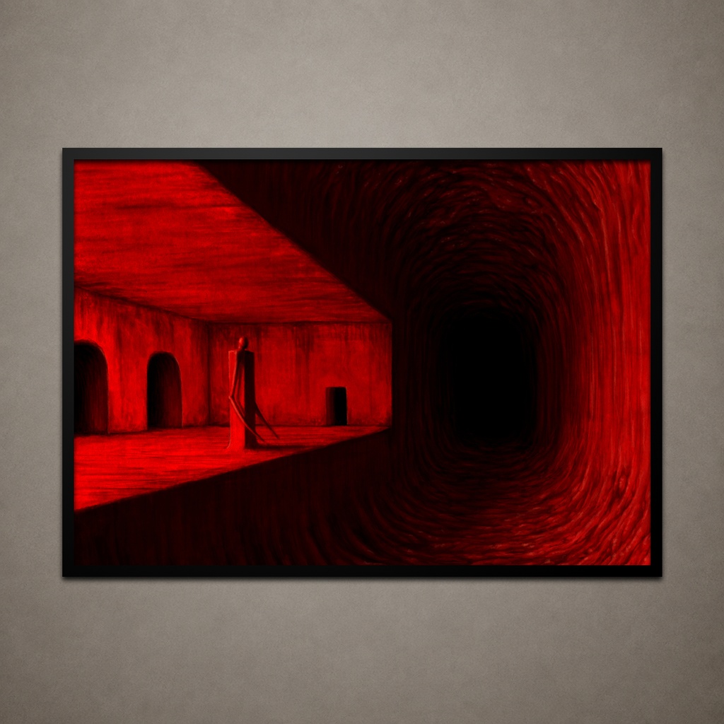 「121223構造物内部」A3サイズアートプリント A3 Size Art Print