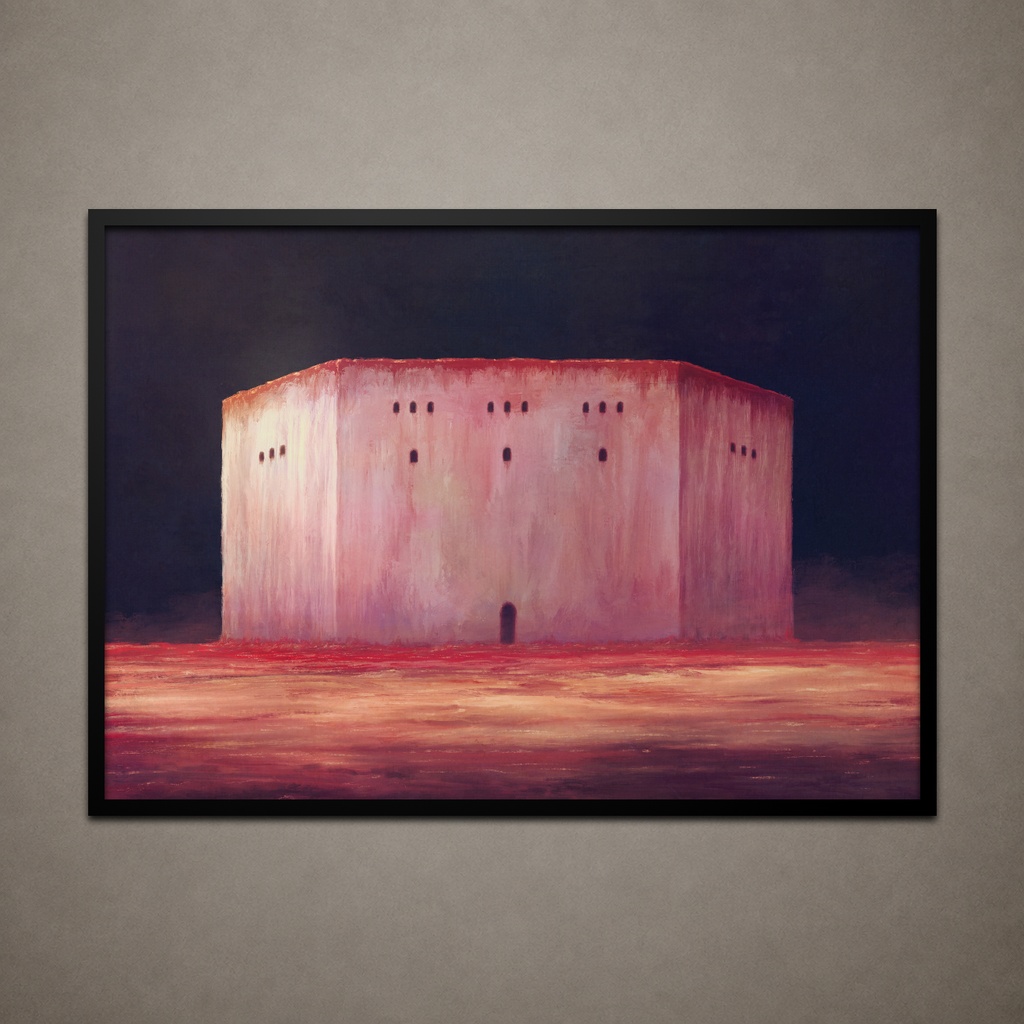 「260803白化構造物」A3サイズアートプリント A3 Size Art Print