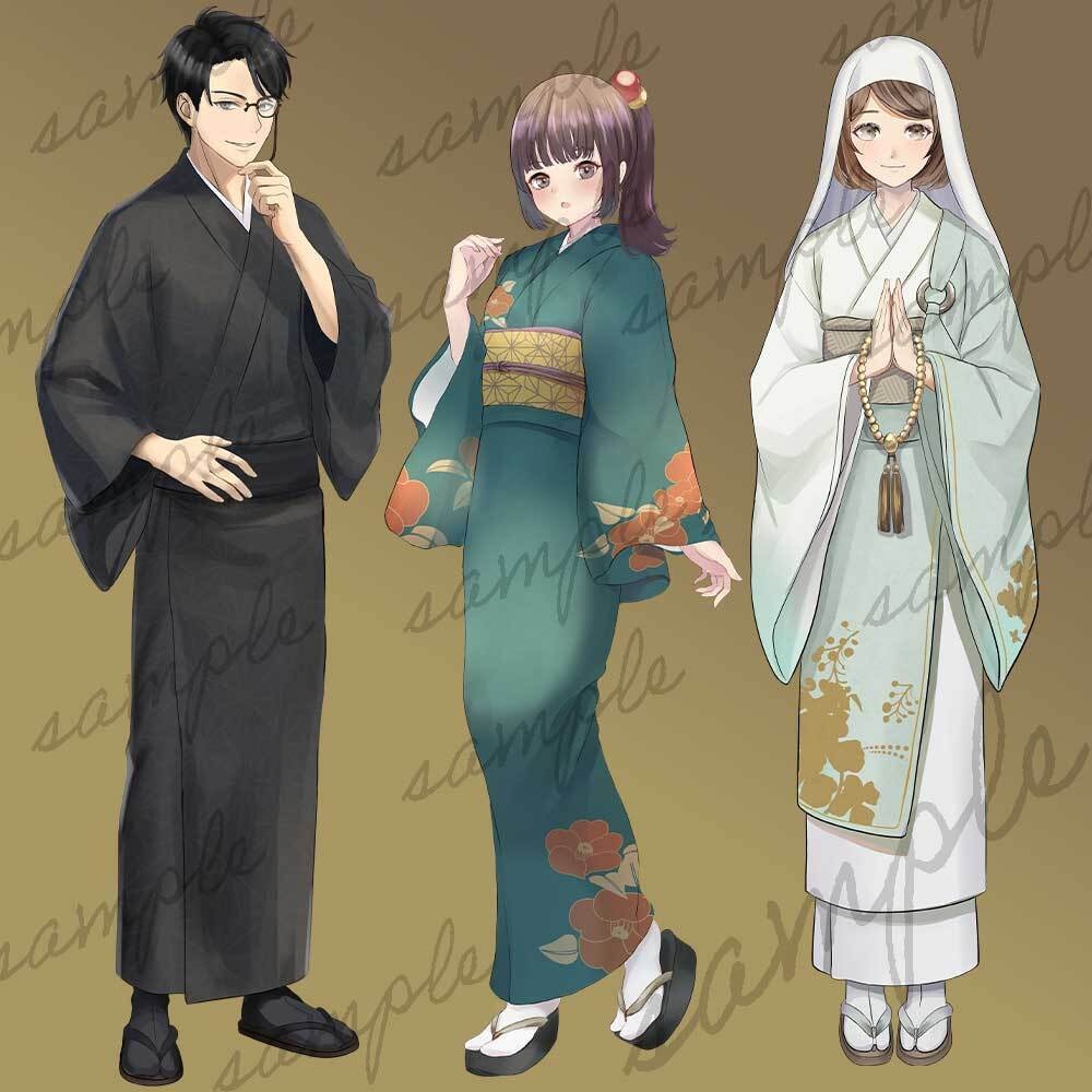 和風シナリオ向けキャラクターセット