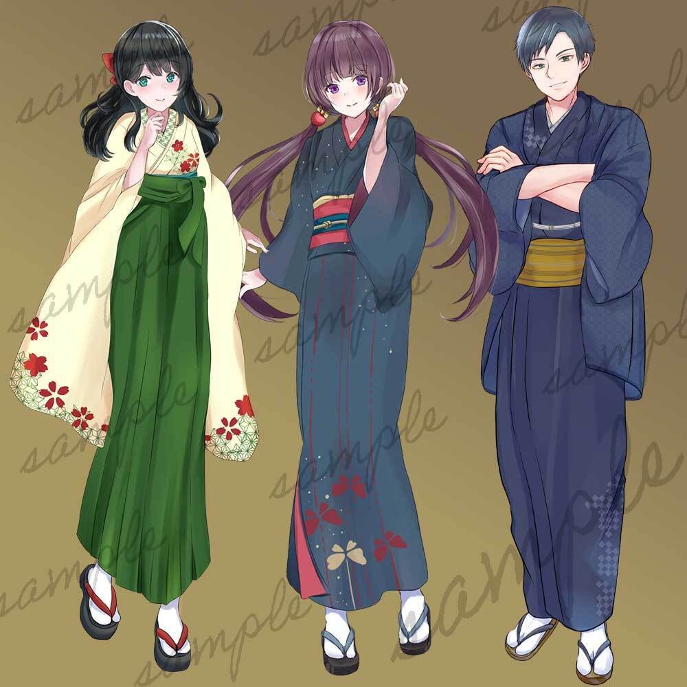 和風シナリオ向けキャラクターセット
