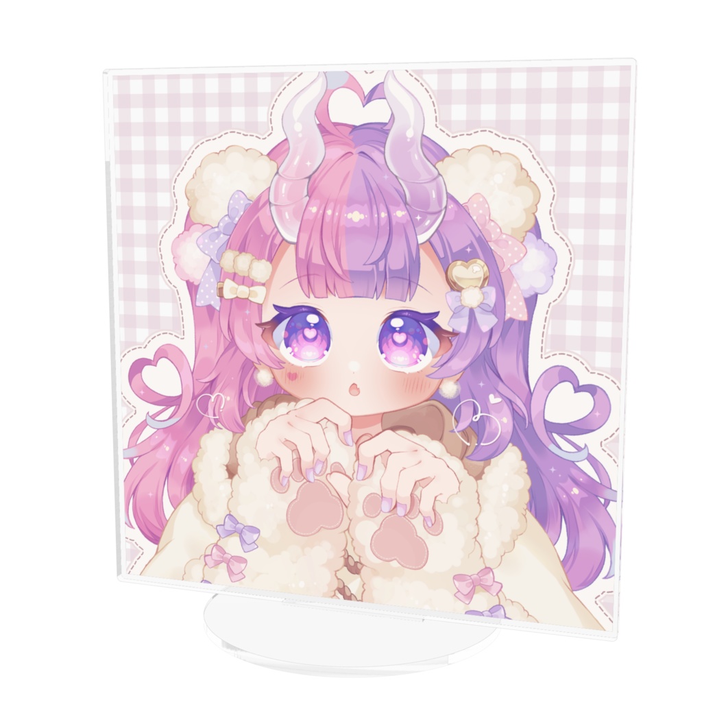 てちが見つめるアクリルスタンド