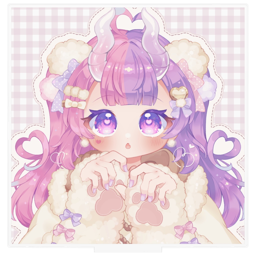 てちが見つめるアクリルスタンド