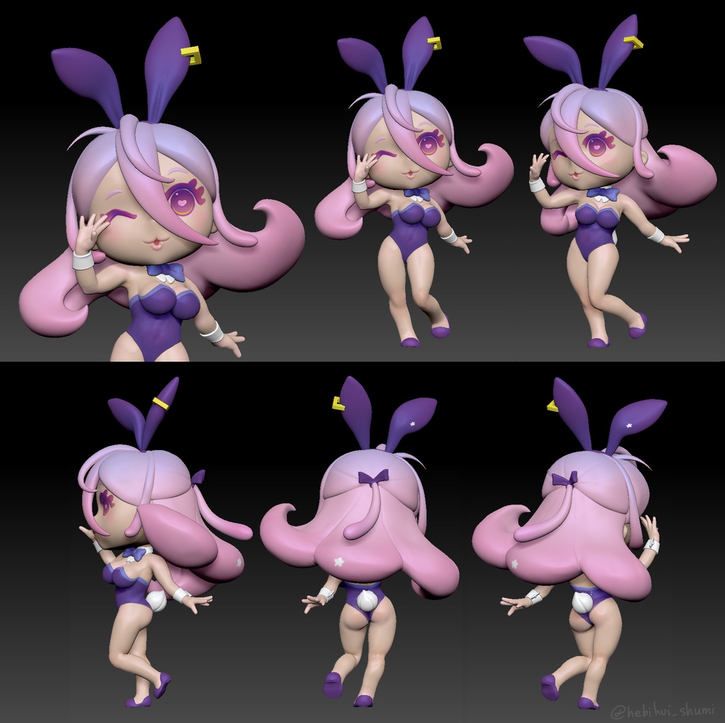 兎美ショーコ姉さんフィギュア【データ販売】