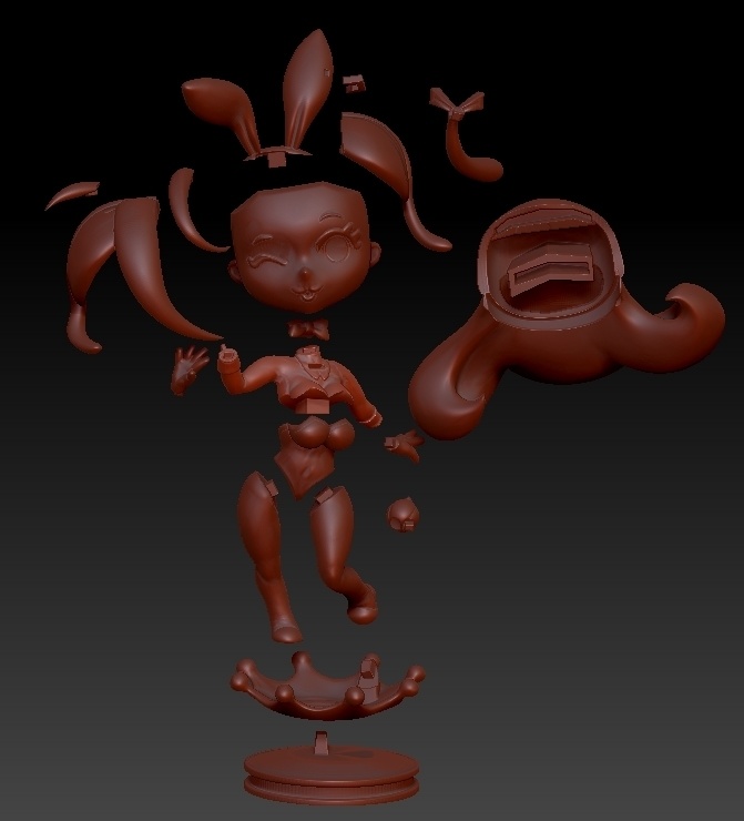 兎美ショーコ姉さんフィギュア【データ販売】