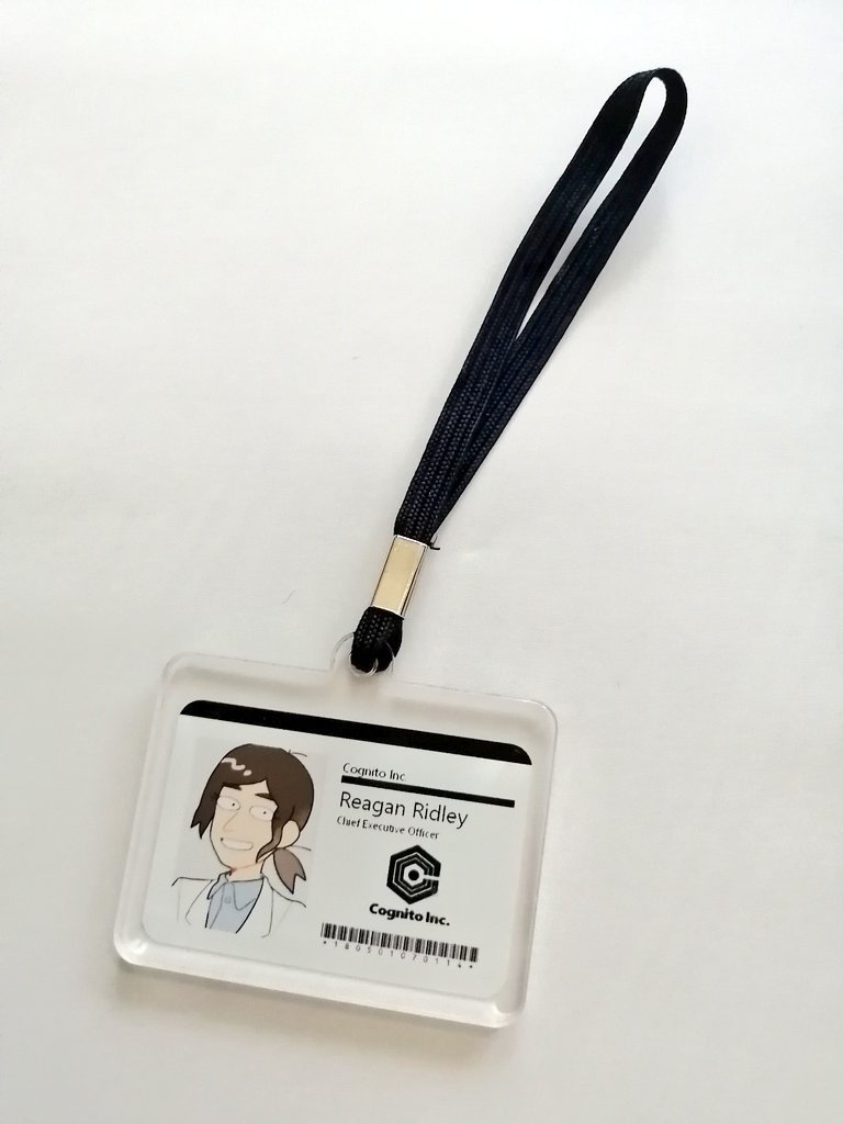 陰ゴ社員証風アクキー - ぴゅあほわいと - BOOTH