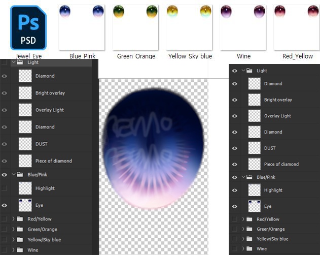 【桔梗ちゃん/KIKYO専用】Eye texture "Jewel"