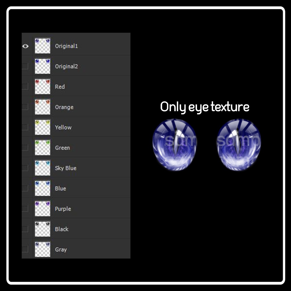 【桔梗ちゃん/KIKYO専用】Eye texture "Dragon Eye"