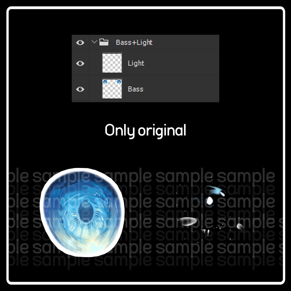 【マヌカ専用】Eye texture "Lemonade"