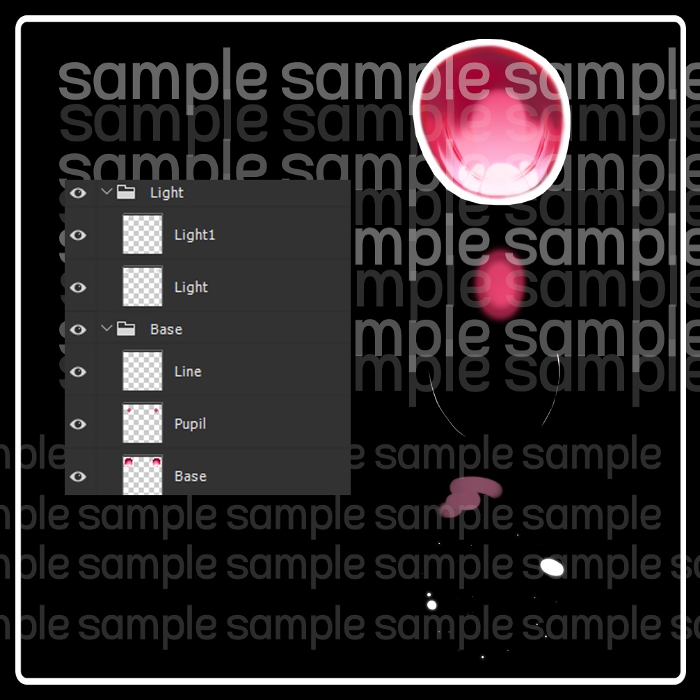 【マヌカ専用】Eye texture "AM 5"