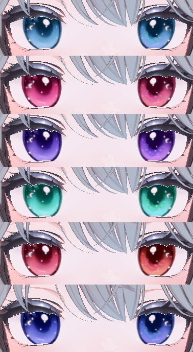 【しなの専用】Eye texture "Aurora+Milky way"