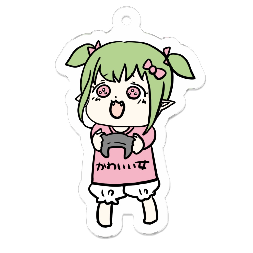あおりかアクリルキーホルダー