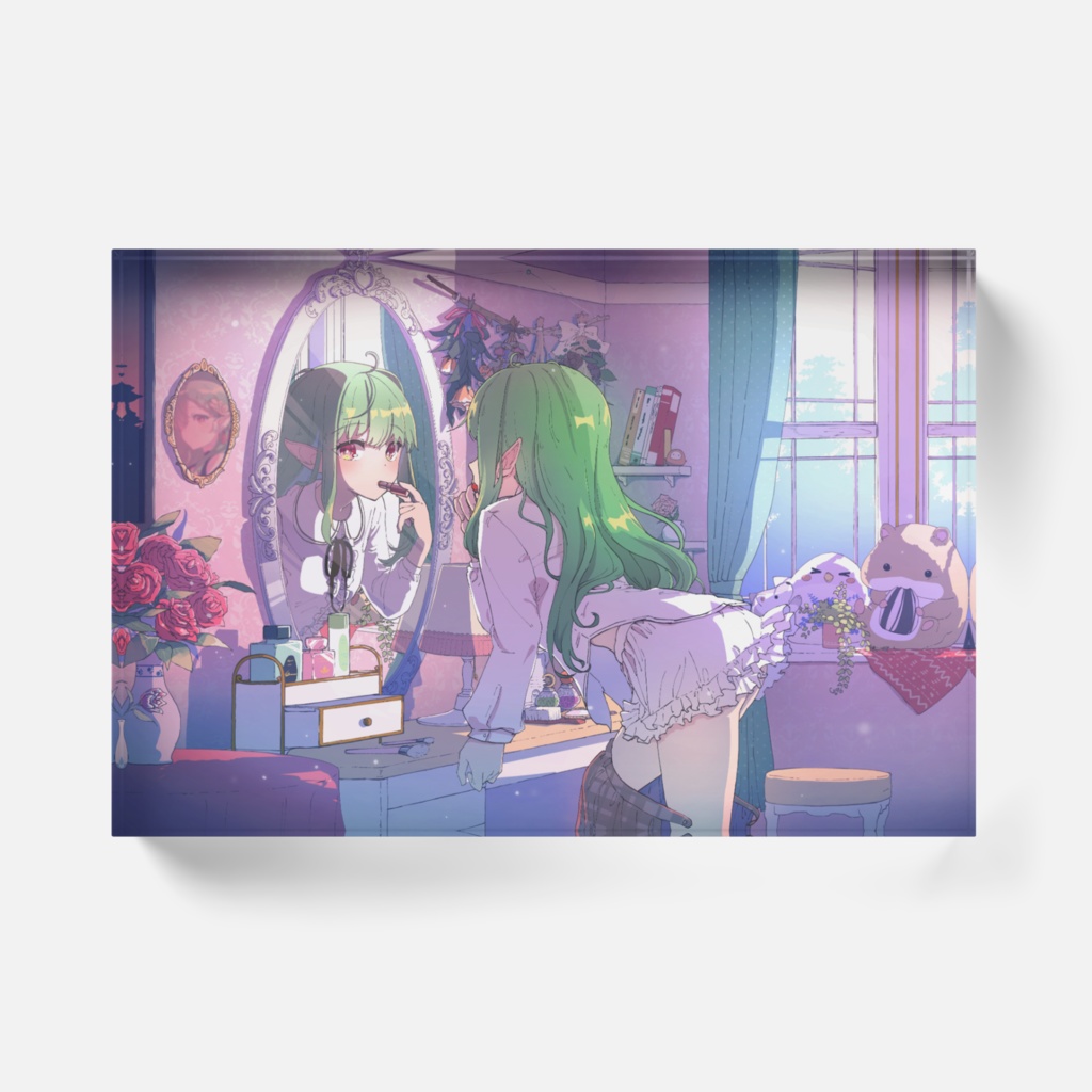 おめかしおねえさんアクリルブロック