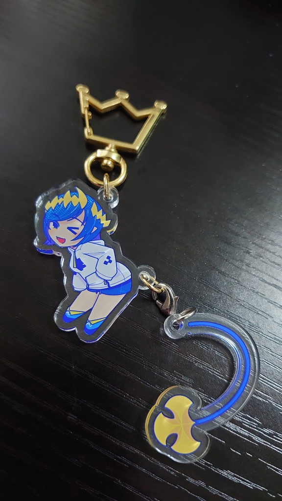 あくまとしっぽ 島村シャルロット アクリルキーホルダー