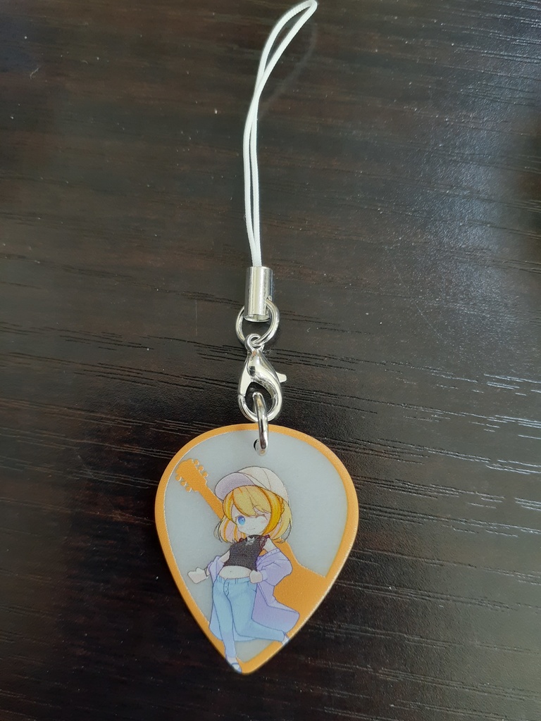 橙里セイ ピック (ストラップ)