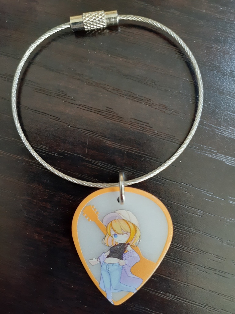 橙里セイ ピック (ストラップ)