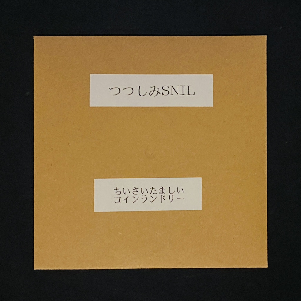 2曲入り demo CD-R 『ちいさいたましい/コインランドリー』【つつしみSNIL】