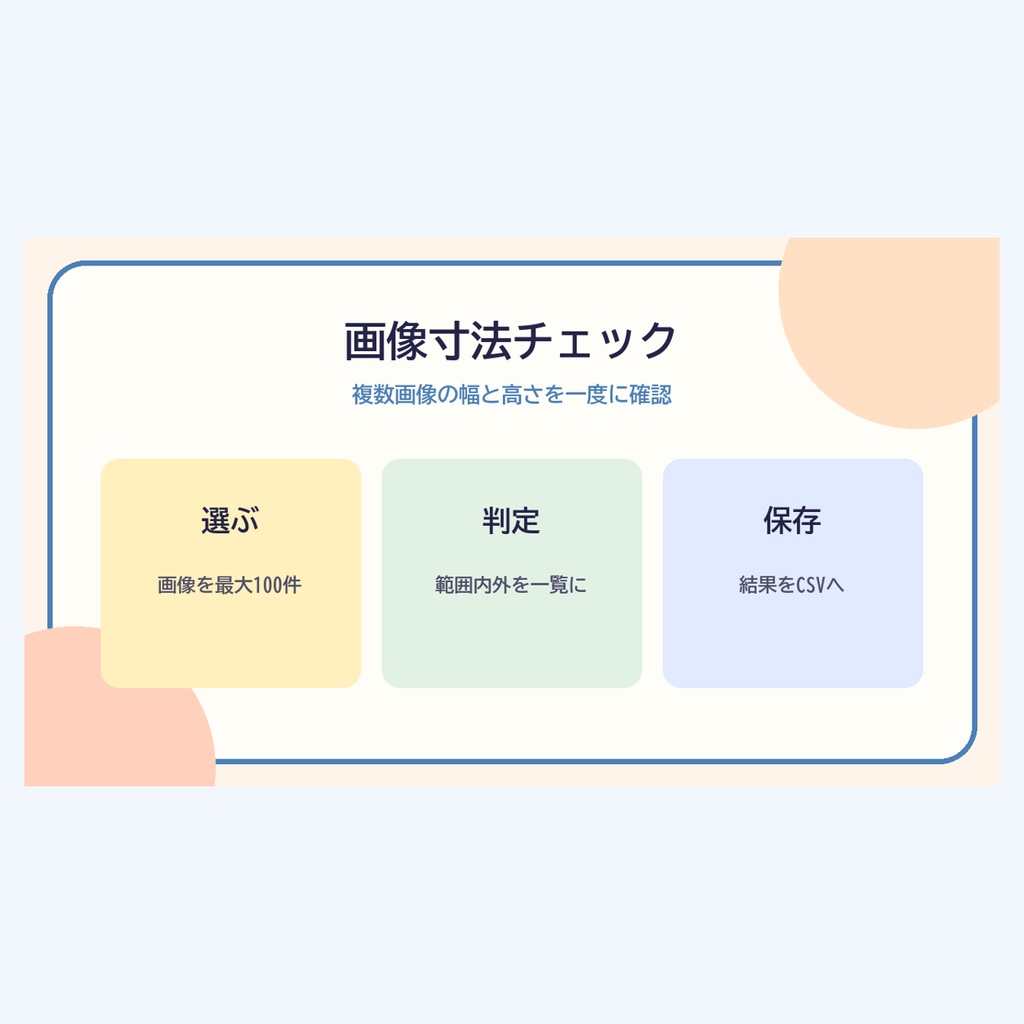 画像寸法チェック