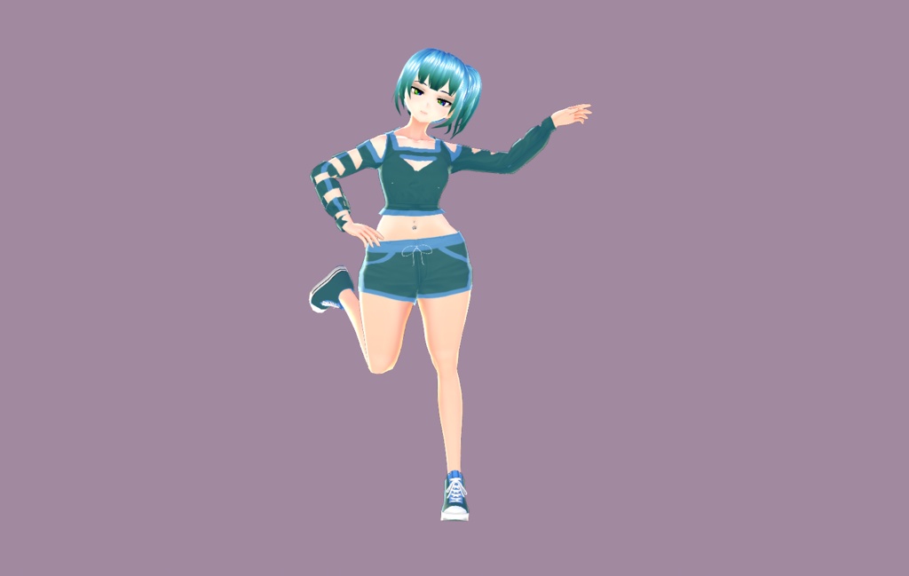 [3D Model] Cute Vtuber Girl - kaidakatnip - BOOTH