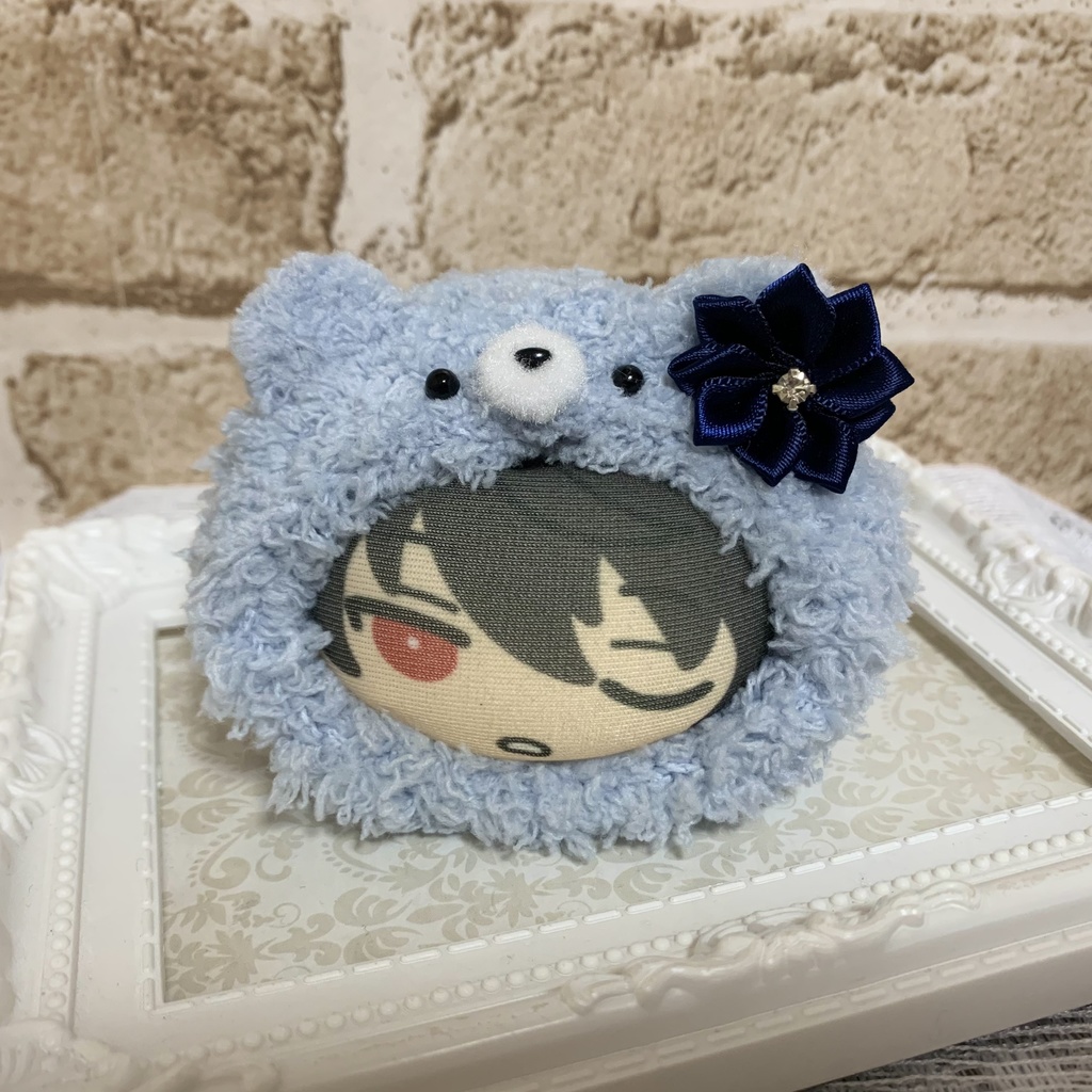 【再販】おまんじゅう着ぐるみ くま ブルー[056]