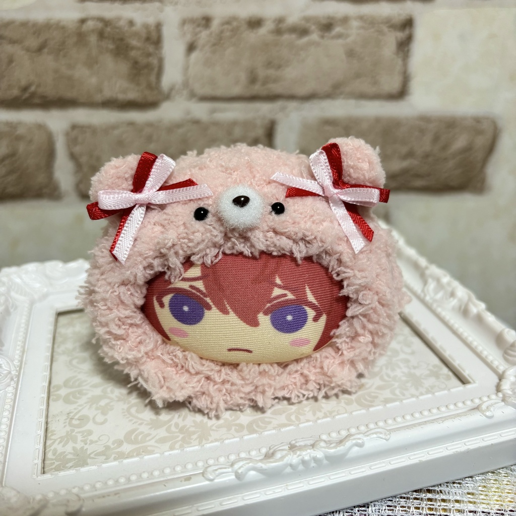 【再販】おまんじゅう着ぐるみ くま ピンク[089]