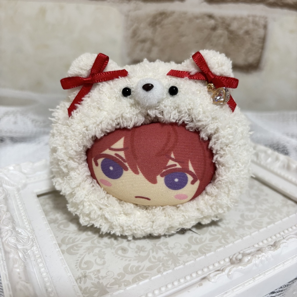 おまんじゅう着ぐるみ くま クリーム チャーム付き[103]