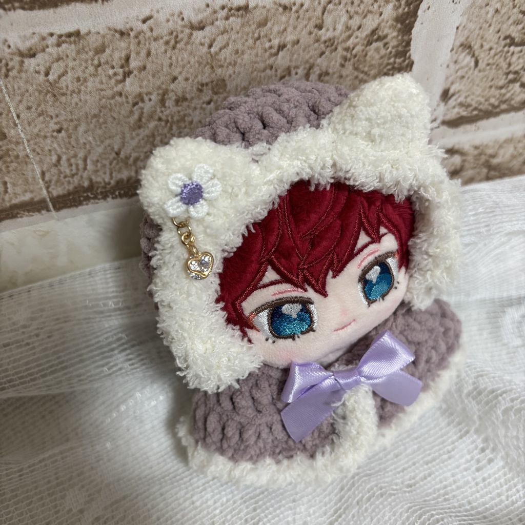 ぬい用 もちふわ着ぐるみ チャーム付き