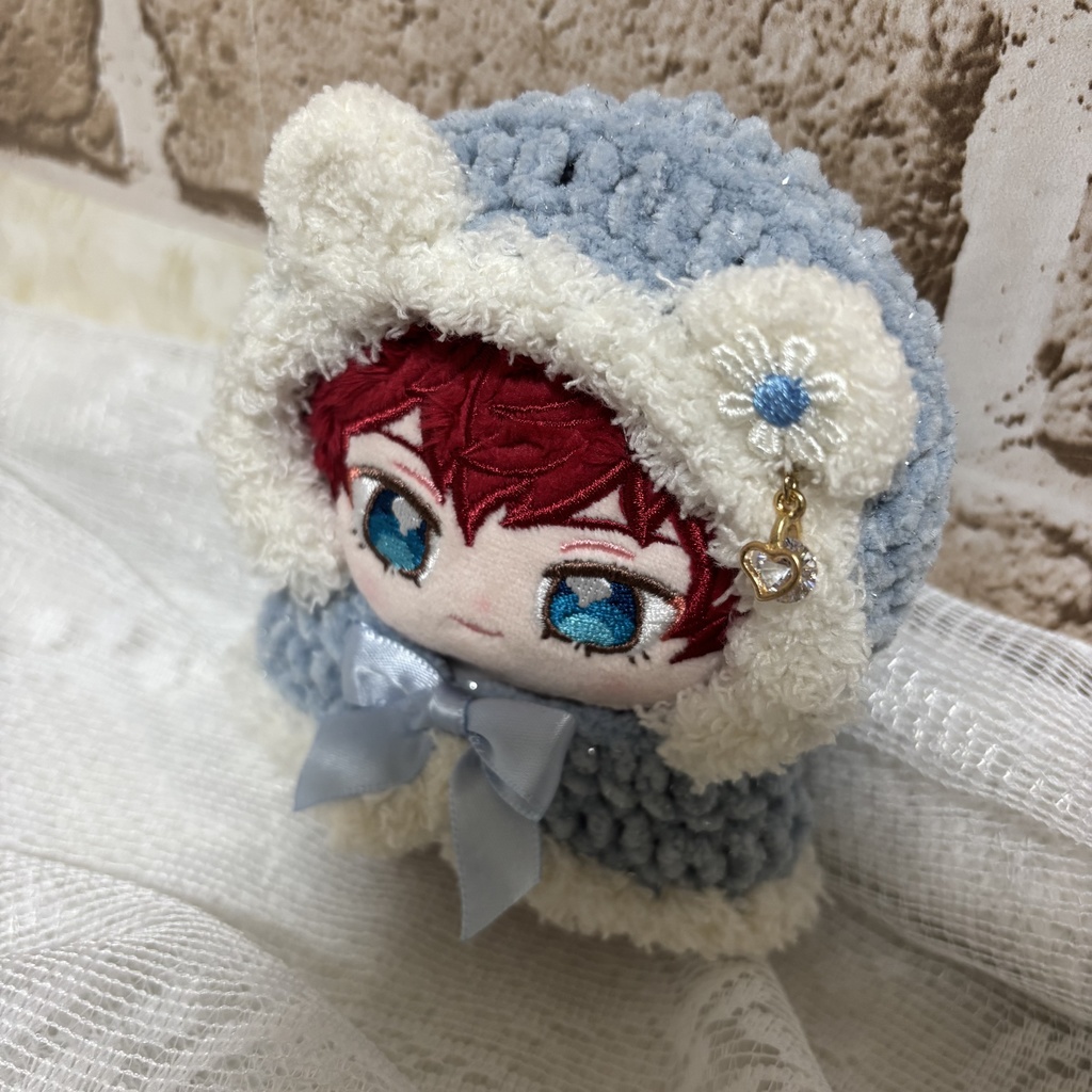 ぬい用 もちふわ着ぐるみ チャーム付き