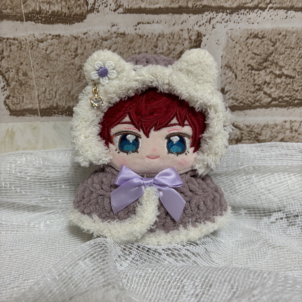 ぬい用 もちふわ着ぐるみ チャーム付き