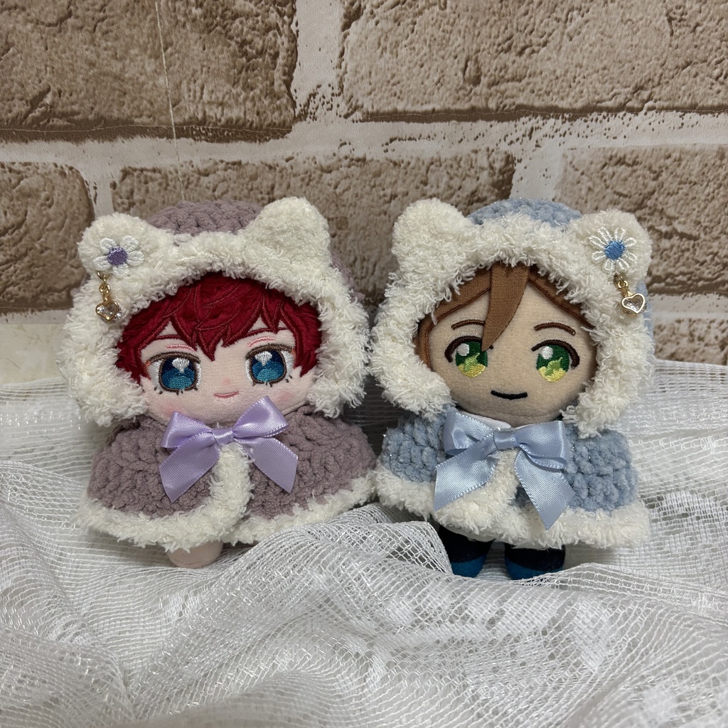 ぬい用 もちふわ着ぐるみ チャーム付き